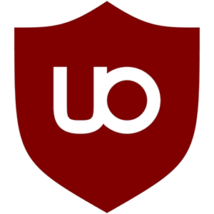 Логотип расширения uBlock Origin